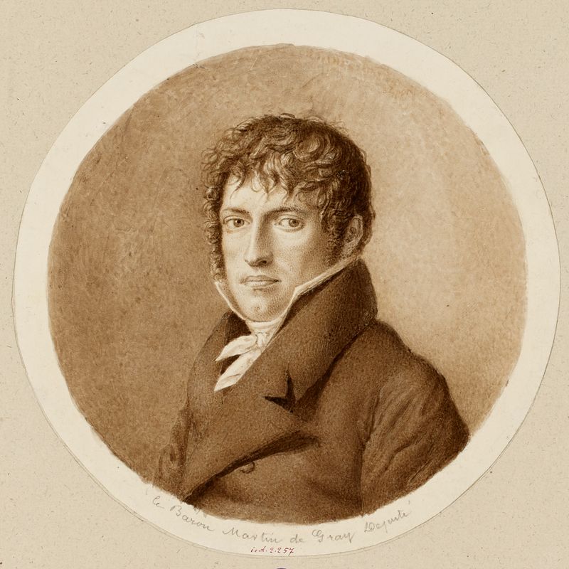 Portrait du baron Martin de Gray, député de la Haute-Saône