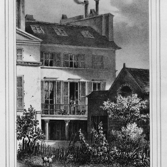 Honoré de Balzac. Paris (rue Cassini, n° 1)