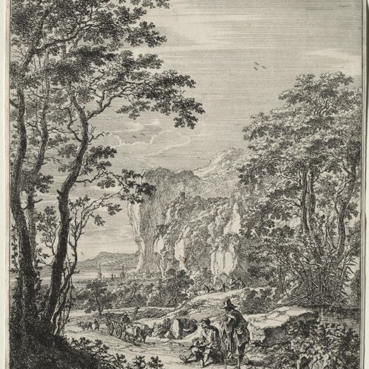 Ox-Cart. View between Ancona and Sinigaglia