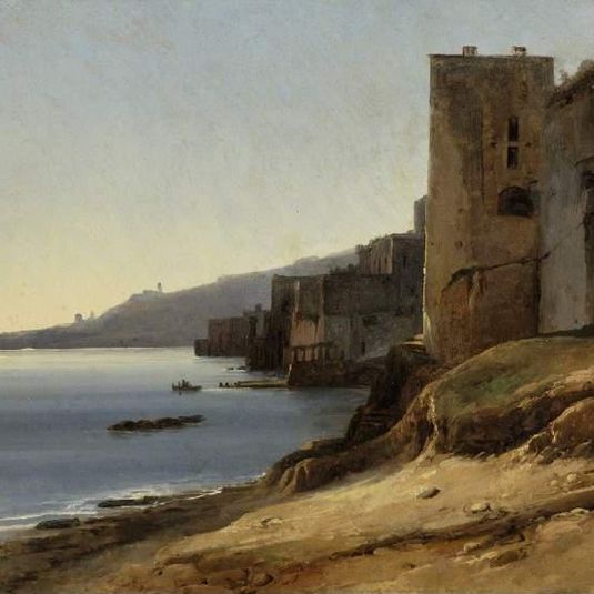 The coast of the Bay of Naples near Posilippo