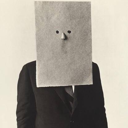 Steinberg in Nose Mask, New York