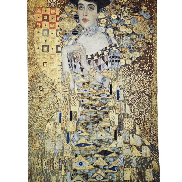 Gustav Klimt Woman in Gold Long - Wall Hanging 86cm x 140cm (70 rod) Signare Tapestry