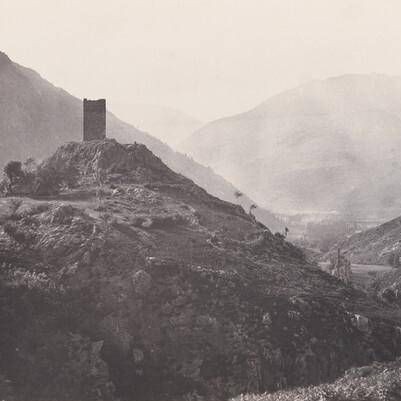 Bagnères-de-Luchon at the Foot of the Castel-Vielh Tower