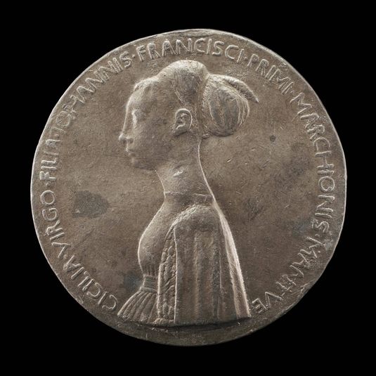 Cecilia Gonzaga, 1426-1451, daughter of Gianfrancesco I [obverse]