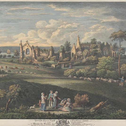 South East View of Netley Abbey, Near Southampton