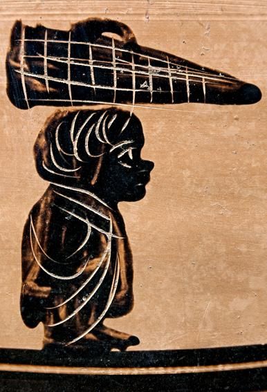 Black-figure Kaveirian skyphos