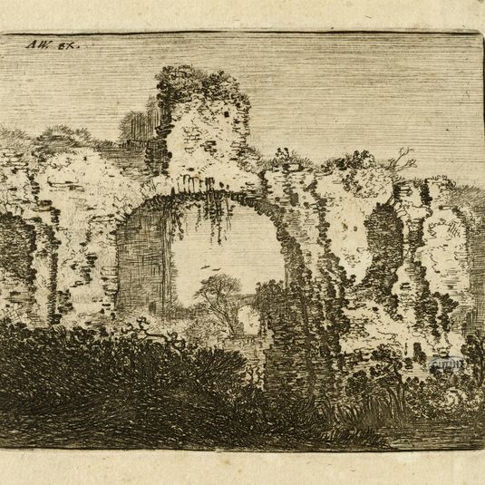 Le Bâtiment ruiné (Hollstein 2)