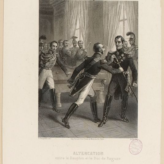 Altercation/ entre le Dauphin et le Duc de Raguse