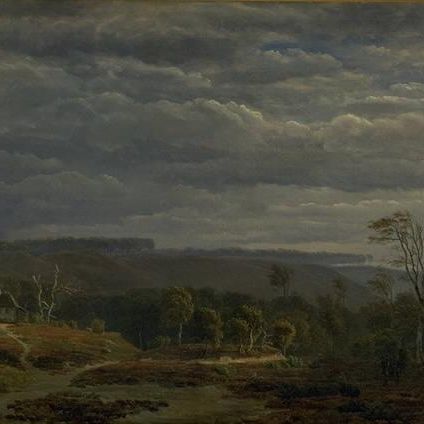A View of a Wooded Landscape in Jutland
