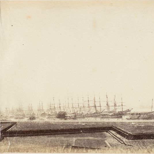 [Shipping in the Hooghly near Fort, Calcutta]