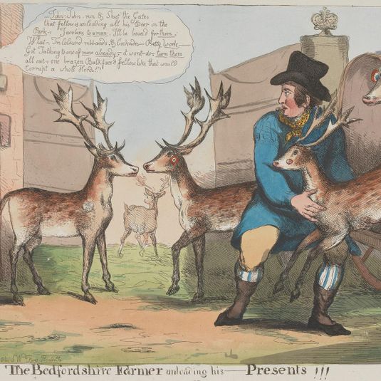 The Bedfordshire Farmer unloading his - Presents!
