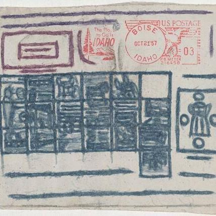 Untitled (Pictographic Postcard)