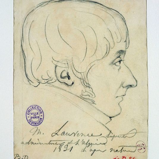 Portrait de M. Laurence, député et administrateur de l'Algérie en 1831.