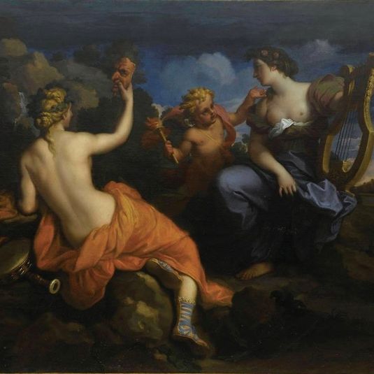 Thalia and Erato Muses of Comedy