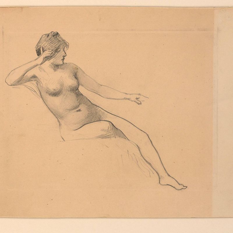 Seated Female Nude