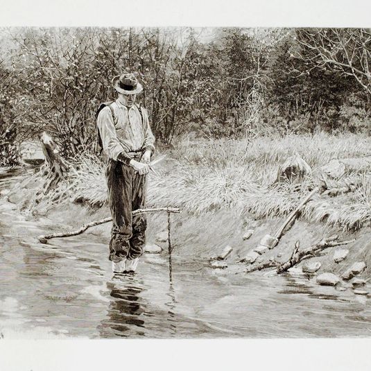Setting a Beaver Trap