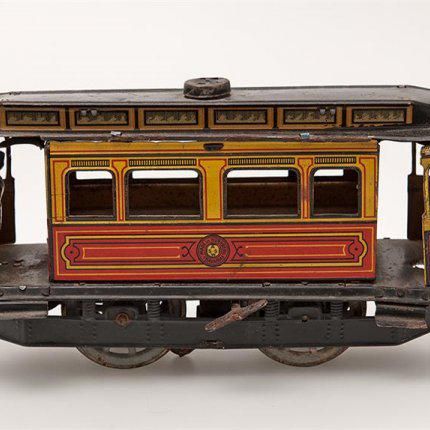 Tin Wind-Up Tram
