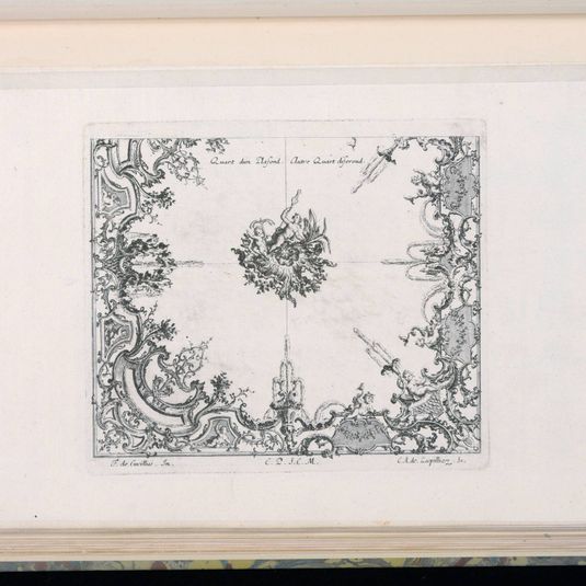 Two Quarters of a Ceiling, Nouveau Livre de Plafonds (New Book of Ceilings)