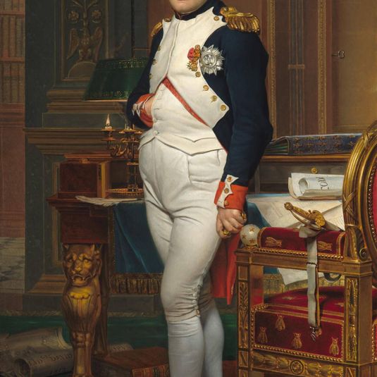 The Emperor Napoleon in His Study at the Tuileries by Jacques-Louis David