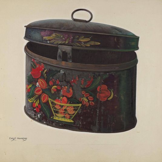 Painted Toleware Box