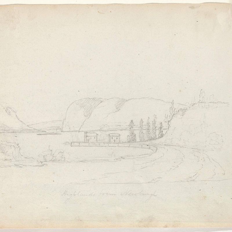 Highlands from Newburgh [verso]