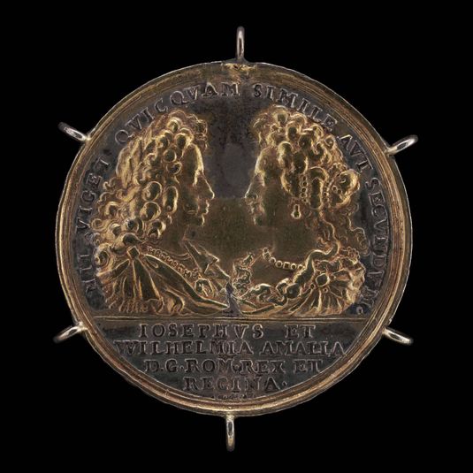 Emperor Joseph I and Princess Wilhelmina Amalia [obverse]