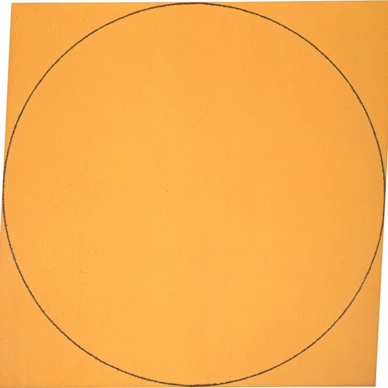 Orange Distorted Square-Circle