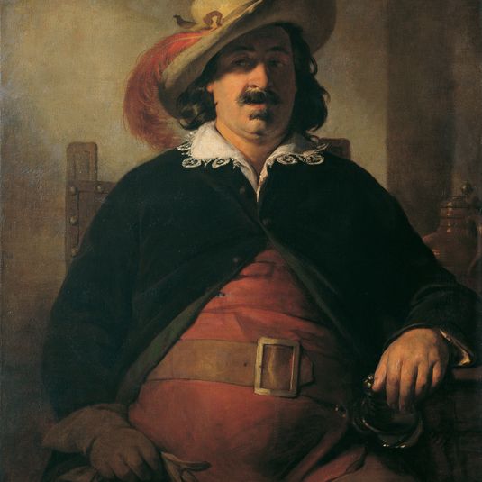 Der Landschaftsmaler Ignaz Raffalt (1800–1857) als Falstaff