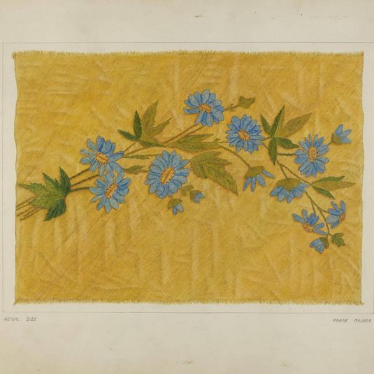 Crewel embroidery