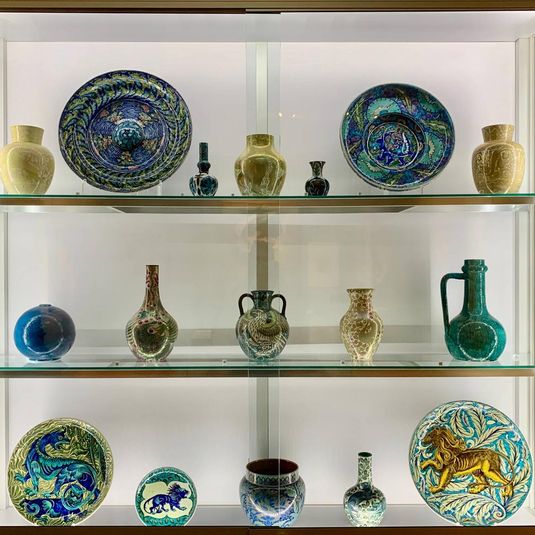 Persian ware cabinet