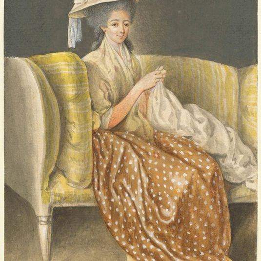 Portrait of a Lady Sewing