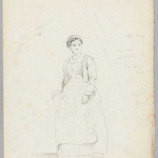 Italienne de Capri, Fonds d’archives graphiques de Maurice Leloir