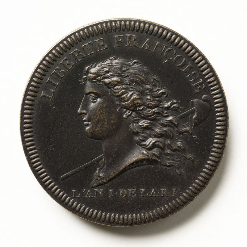 Monnaie de cloche des artistes réunis à Lyon, 1792