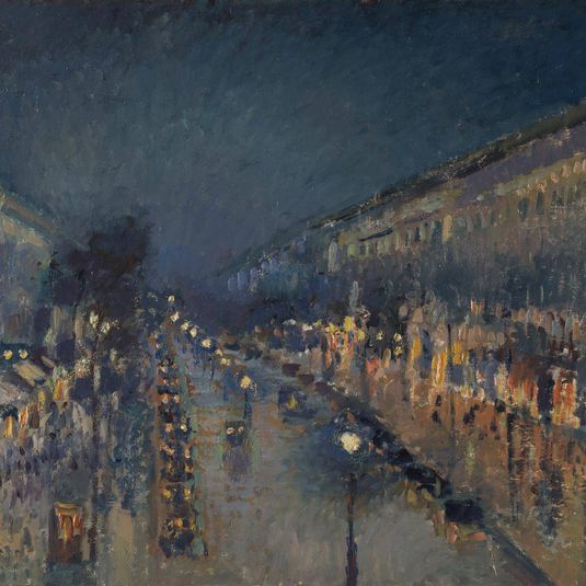 The Boulevard Montmartre at Night