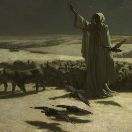 Famine by John Charles Dollman, 1904