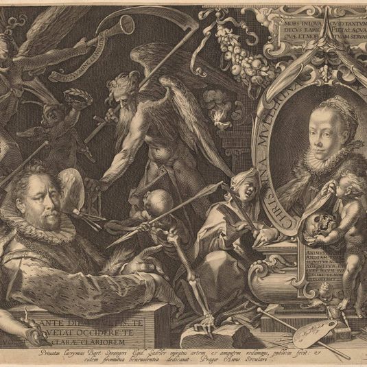 Bartholomaeus Spranger and his Late Wife Christina Muller