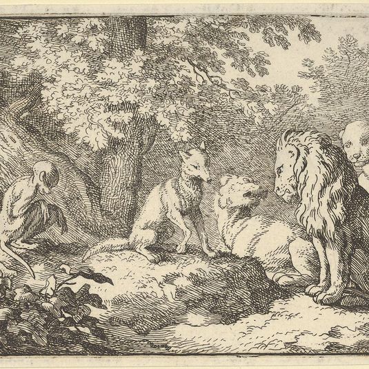 Renard Coninues his False Revelations from Hendrick van Alcmar's Renard The Fox