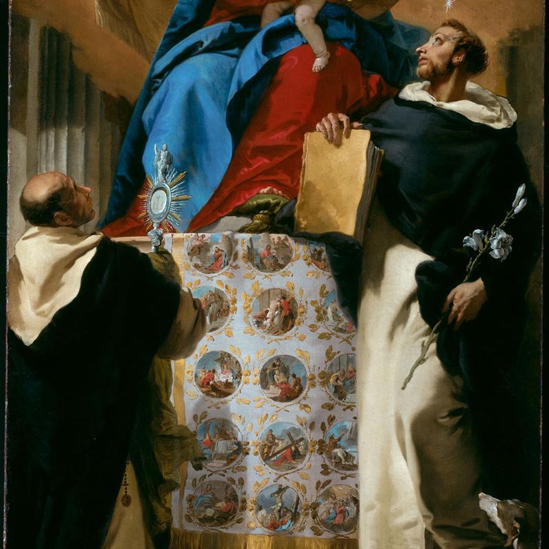 Virgin and Child with Saints Dominic and Hyacinth