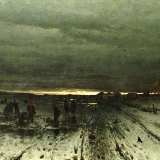 Snow Scene - Ludwig Munthe