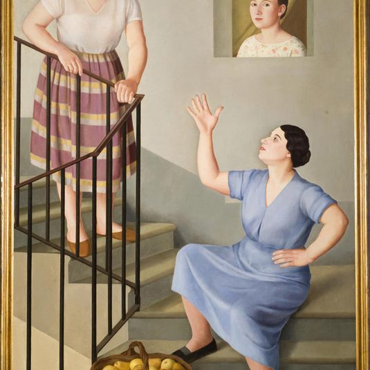 Donne per le scale
