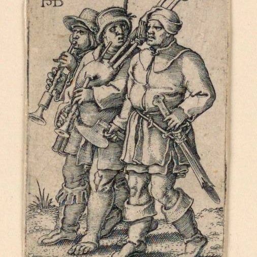 The Wedding Procession: Three Musicians