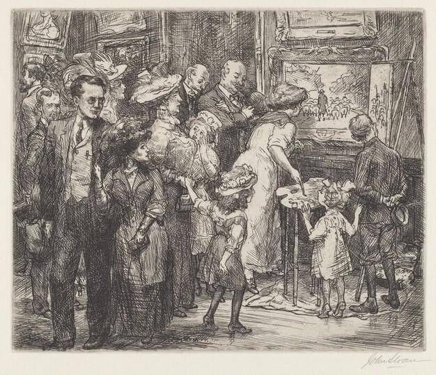 Copyist at the Metropolitan Museum