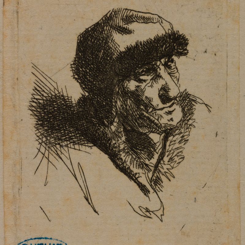 Vieille au bonnet fourré (Hollstein 3)