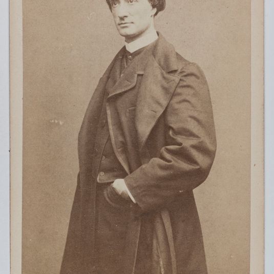 Portrait de Charles Emmanuel Ribes, acteur de théâtre entre 1853 et 1863.