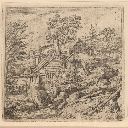 Hamlet on a Mountain Side