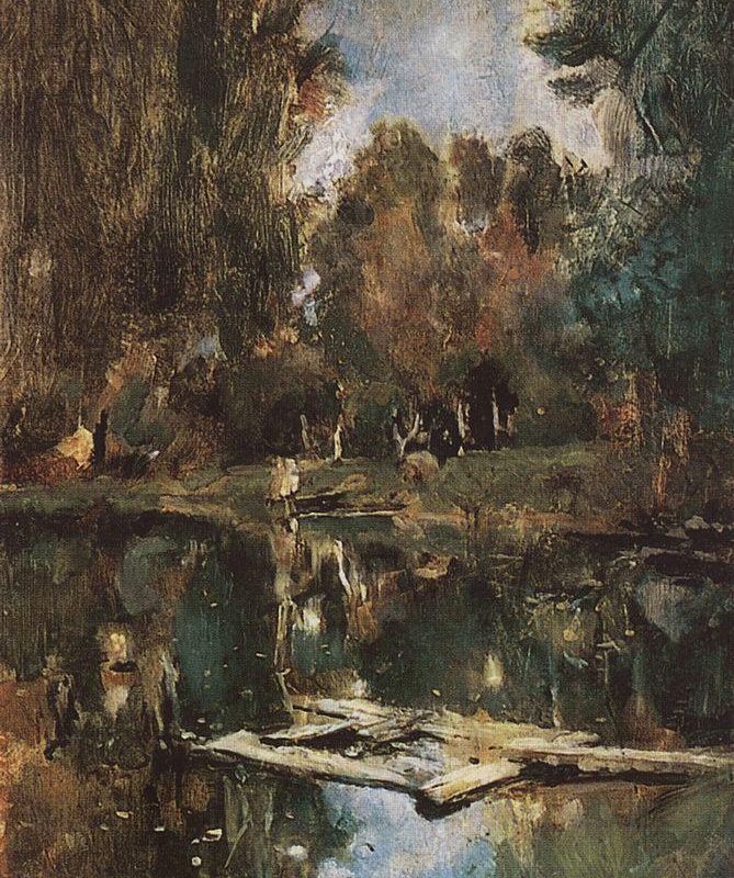 Pond in Abramtsevo