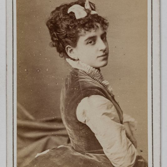 Portrait de Linda, (Gabrielle Thérèse Coussin, dite), (actrice)