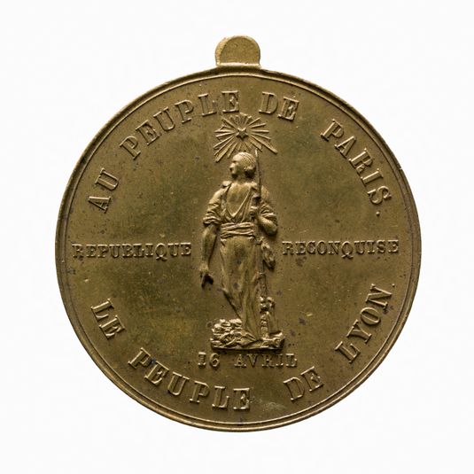 Hommage du peuple de Lyon au peuple de Paris, 16 avril 1848
