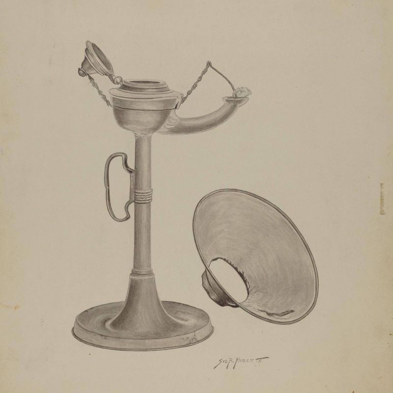 Pewter Lamp