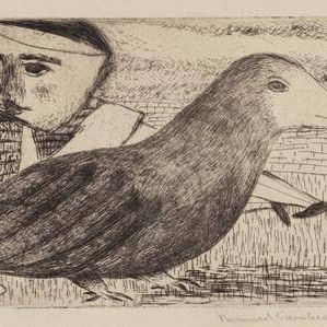 Untitled (Man and Bird)